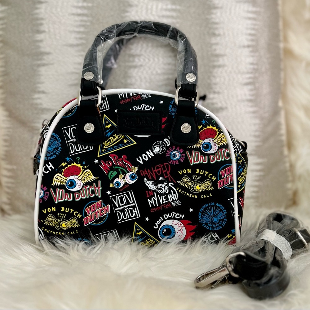 Von Dutch Jax Bowling Bag. New!